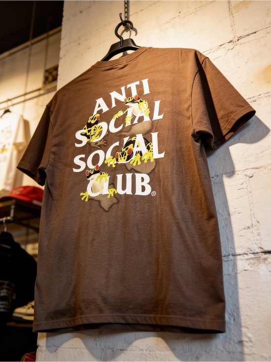 Anti Social Social Club Other - Anti Social Social Club ‘Frog’ Grey Tee Front and back Frog Graphic